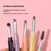 Multifunctional All-aluminum Tube Four-cut Makeup Brush Makeup Tools