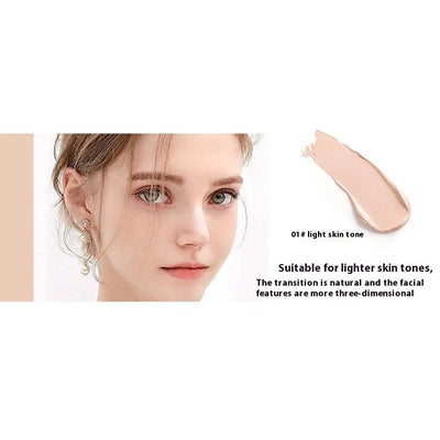Lightweight Cover Facial Flaws Easy To Wear Makeup Foundation Cream