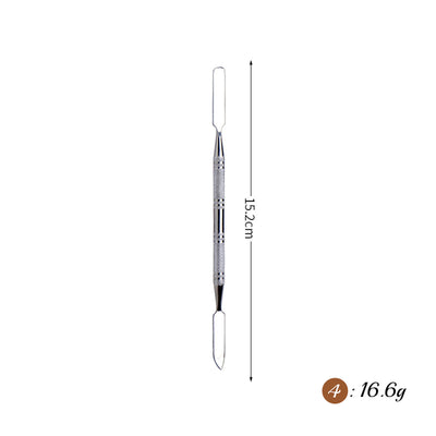Stainless Rod Depotting Mixing Tool Foundation Mixing Stick Spurtle Spatula Concealer Makeup Eye Shadow Cream Pigments Mixing Tool Nail Art Stirring Rod Cream